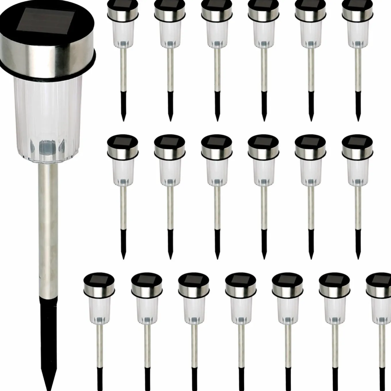 IDMarket 20 bornes solaires d'extérieur* Eclairages D'Ambiance