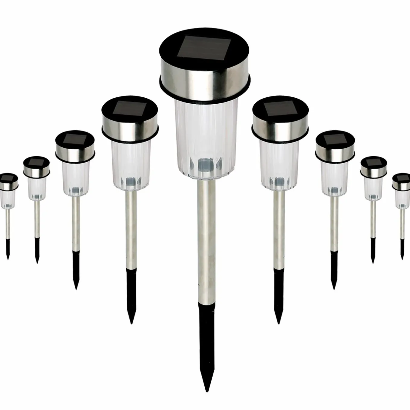 IDMarket 20 bornes solaires d'extérieur* Eclairages D'Ambiance