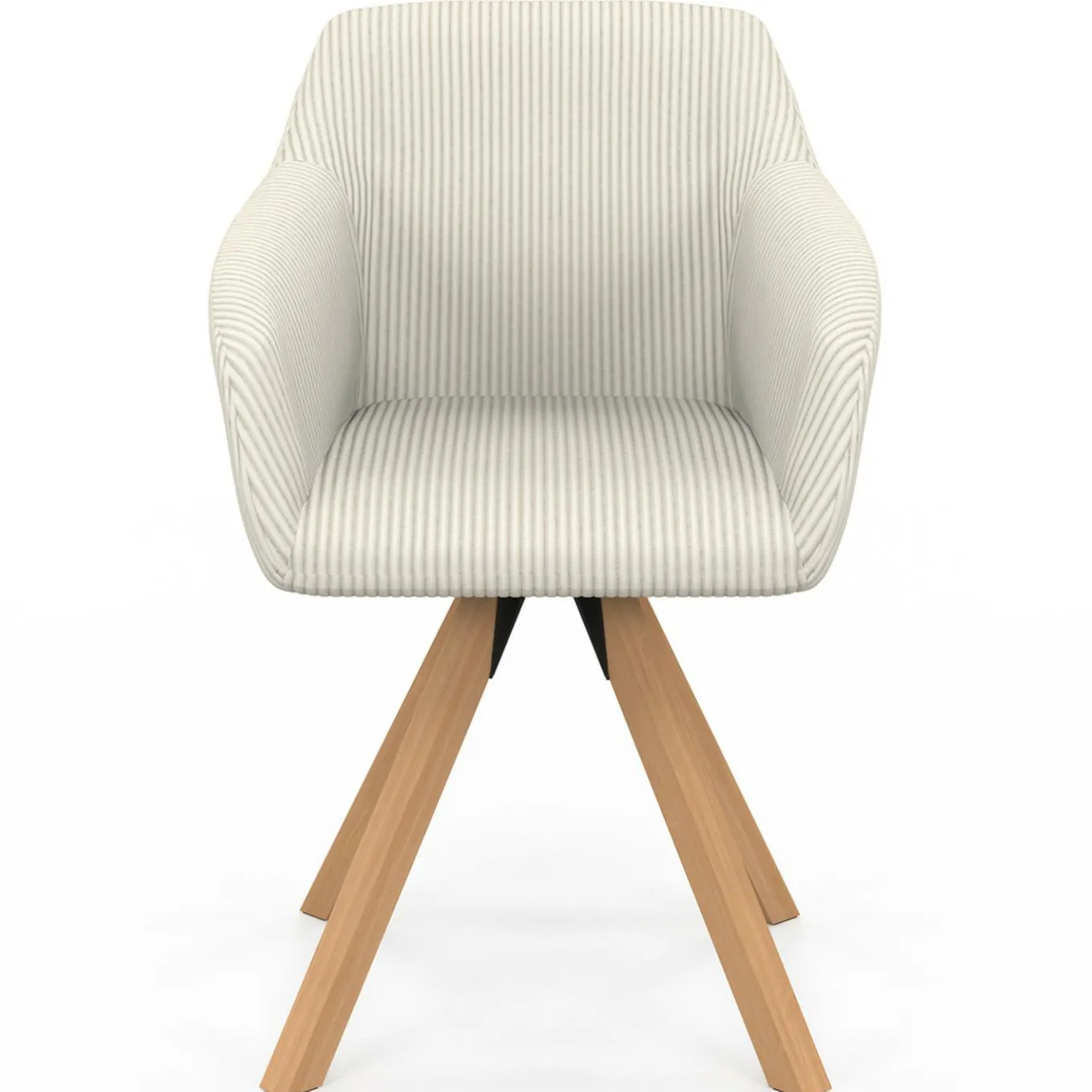 IDMarket 2 chaises pivotantes et fauteuils en velours beige* Chaises|Fauteuils