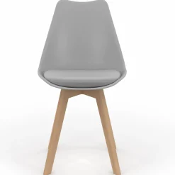 IDMarket 6 chaises scandinaves gris clair* Collection Scandinave|Chaises