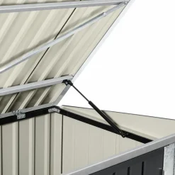 IDMarket Abri de jardin acier galvanisé gris 2,2 m²* Abris De Jardin