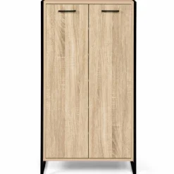 IDMarket Armoire à chaussures industrielle bois et métal* Petits Meubles|Meubles À Chaussures