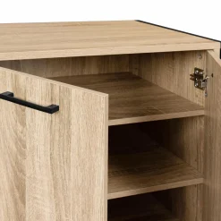 IDMarket Armoire à chaussures industrielle bois et métal* Petits Meubles|Meubles À Chaussures