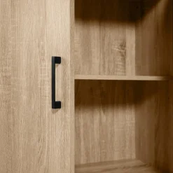 IDMarket Armoire basse industrielle 2 portes* Armoires