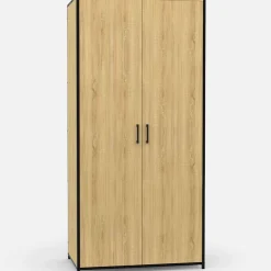 IDMarket Armoire grande capacité avec penderie et étagères* Rangement Et Accessoires|Meubles Hauts