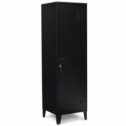 IDMarket Armoire vestiaire métallique noire* Rangement Et Accessoires|Collection Agencement Magasin
