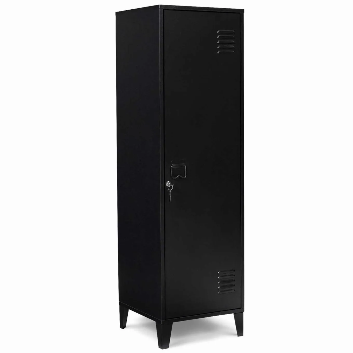 IDMarket Armoire vestiaire métallique noire* Rangement Et Accessoires|Collection Agencement Magasin