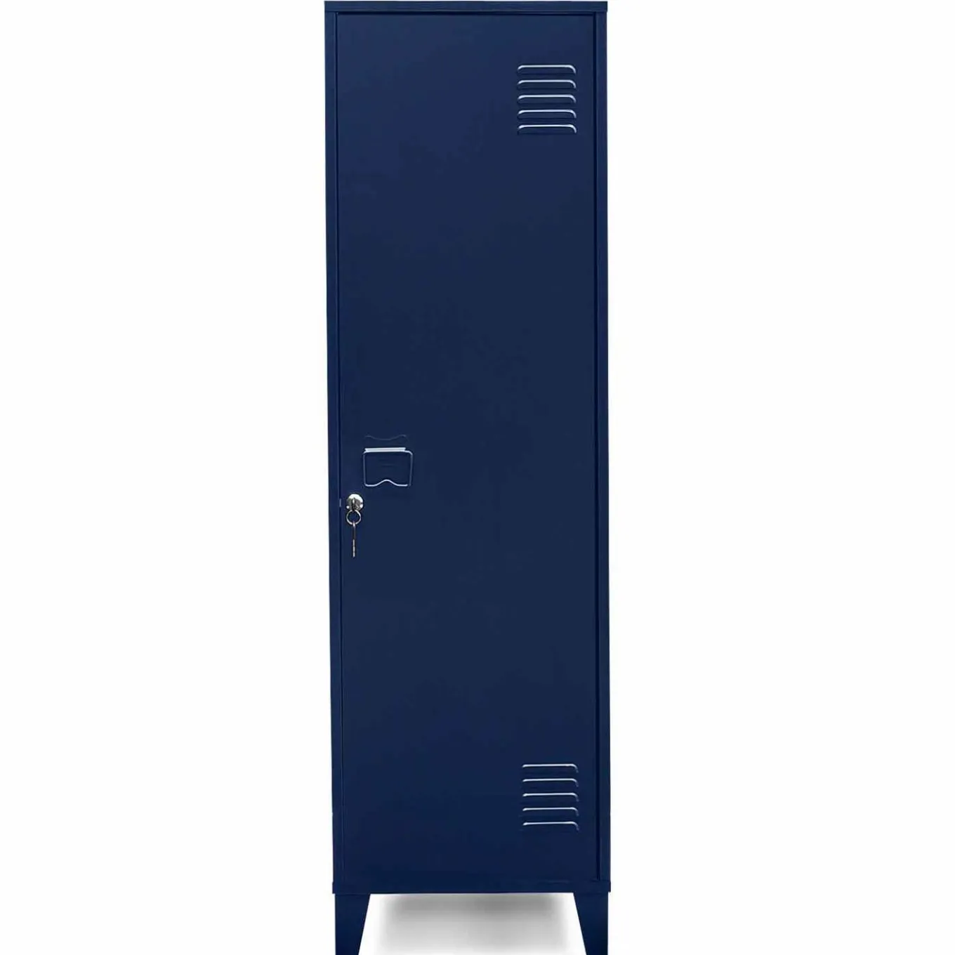 IDMarket Armoire vestiaire porte métallique bleue industrielle* Rangement Et Accessoires|Collection Agencement Magasin