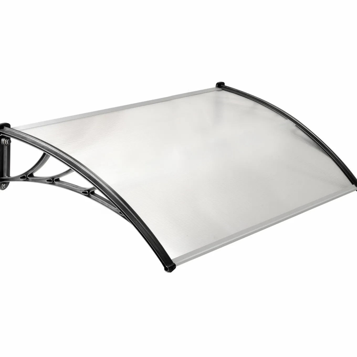 IDMarket Auvent de porte marquise polycarbonate 80x120 cm* Auvents Et Marquises De Porte