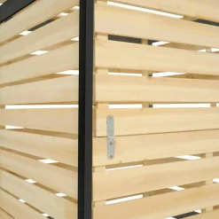 IDMarket Bac à compost en bois 500L* Entretien Du Jardin Et Accessoires