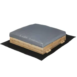 IDMarket Bac à sable bois refermable avec couvercle et 2 bancs intégrés*Enfant Jeux Enfant|Loisirs Et Jeux D'Exterieur