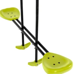 IDMarket Balançoire 4 portiques pour jardin avec panier de basket et but de foot*Enfant Jeux Enfant|Loisirs Et Jeux D'Exterieur