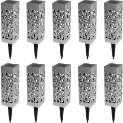 IDMarket Balises solaires pour éclairer le jardin* Eclairages D'Ambiance