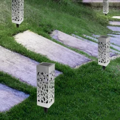 IDMarket Balises solaires pour éclairer le jardin* Eclairages D'Ambiance