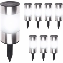 IDMarket Balises solaires sans fil avec détecteur de crépuscule* Eclairages D'Ambiance