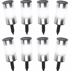 IDMarket Balises solaires sans fil avec détecteur de crépuscule* Eclairages D'Ambiance