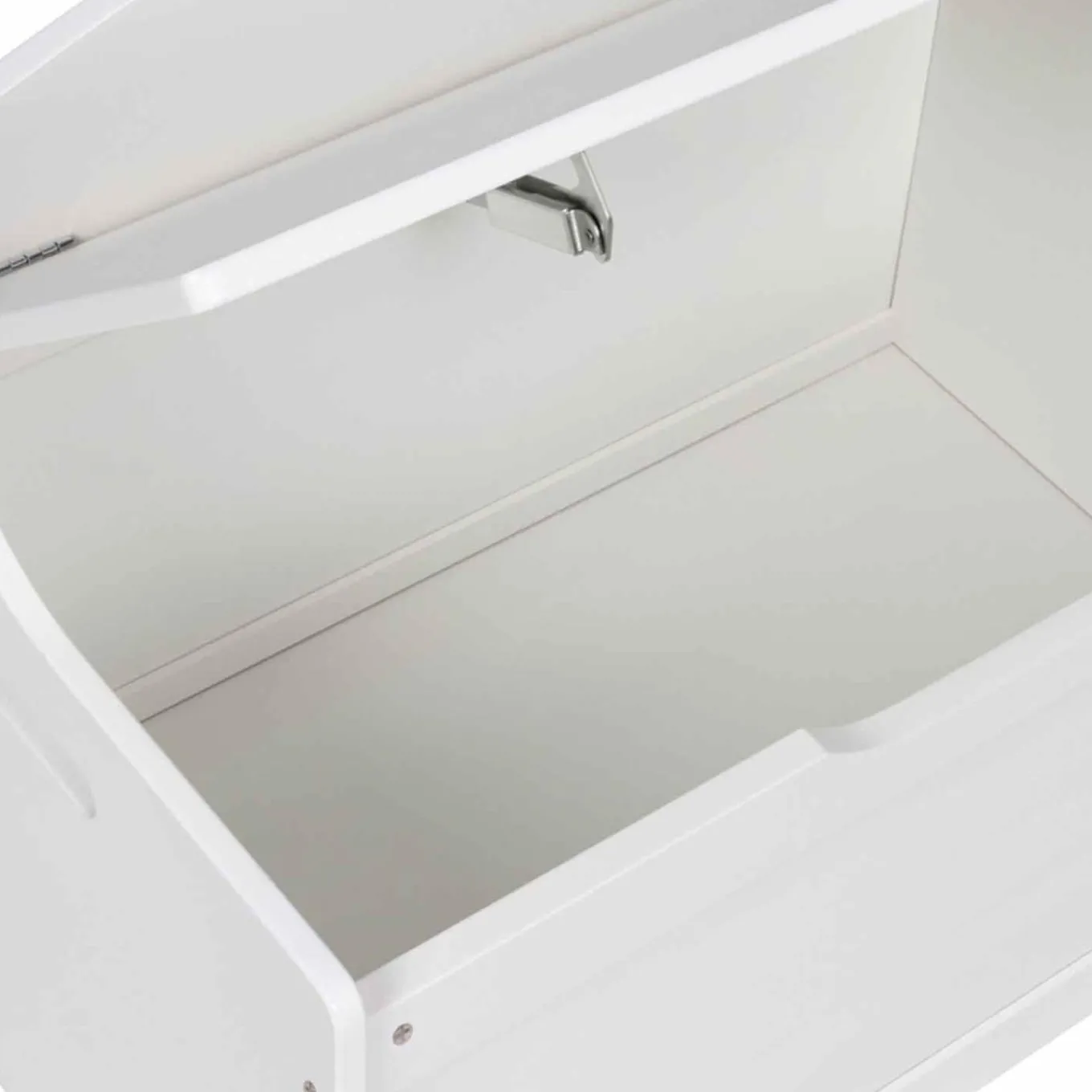 IDMarket Banc coffre de rangement enfant en bois blanc*Enfant Meubles Blancs|Meubles En Bois