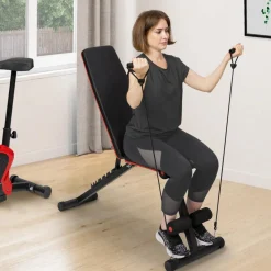 IDMarket Banc de musculation réglable et inclinable* Équipements Musculation Et Fitness