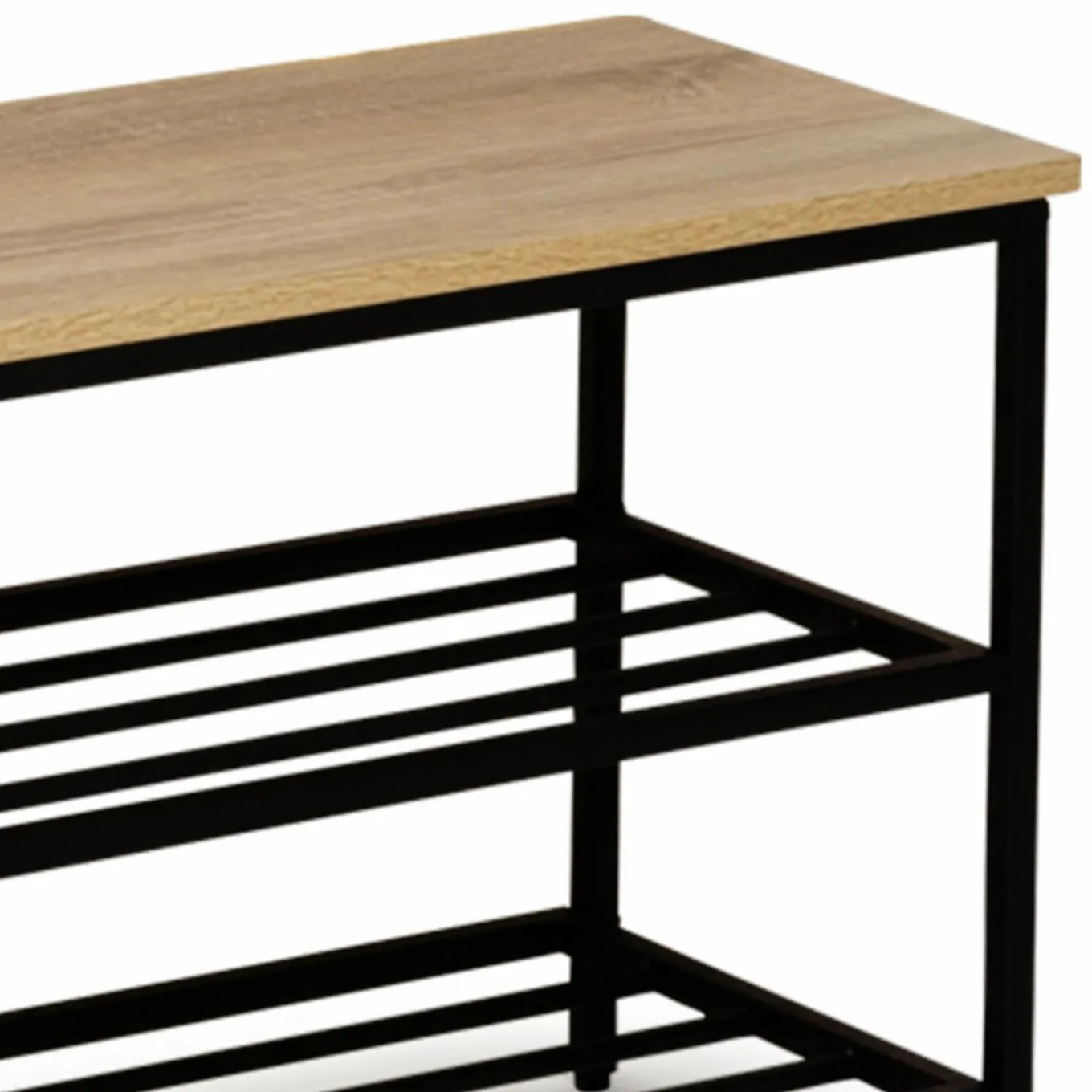 IDMarket Banc d’entrée rangement chaussures style industriel* Meubles Bas|Collection Industrielle