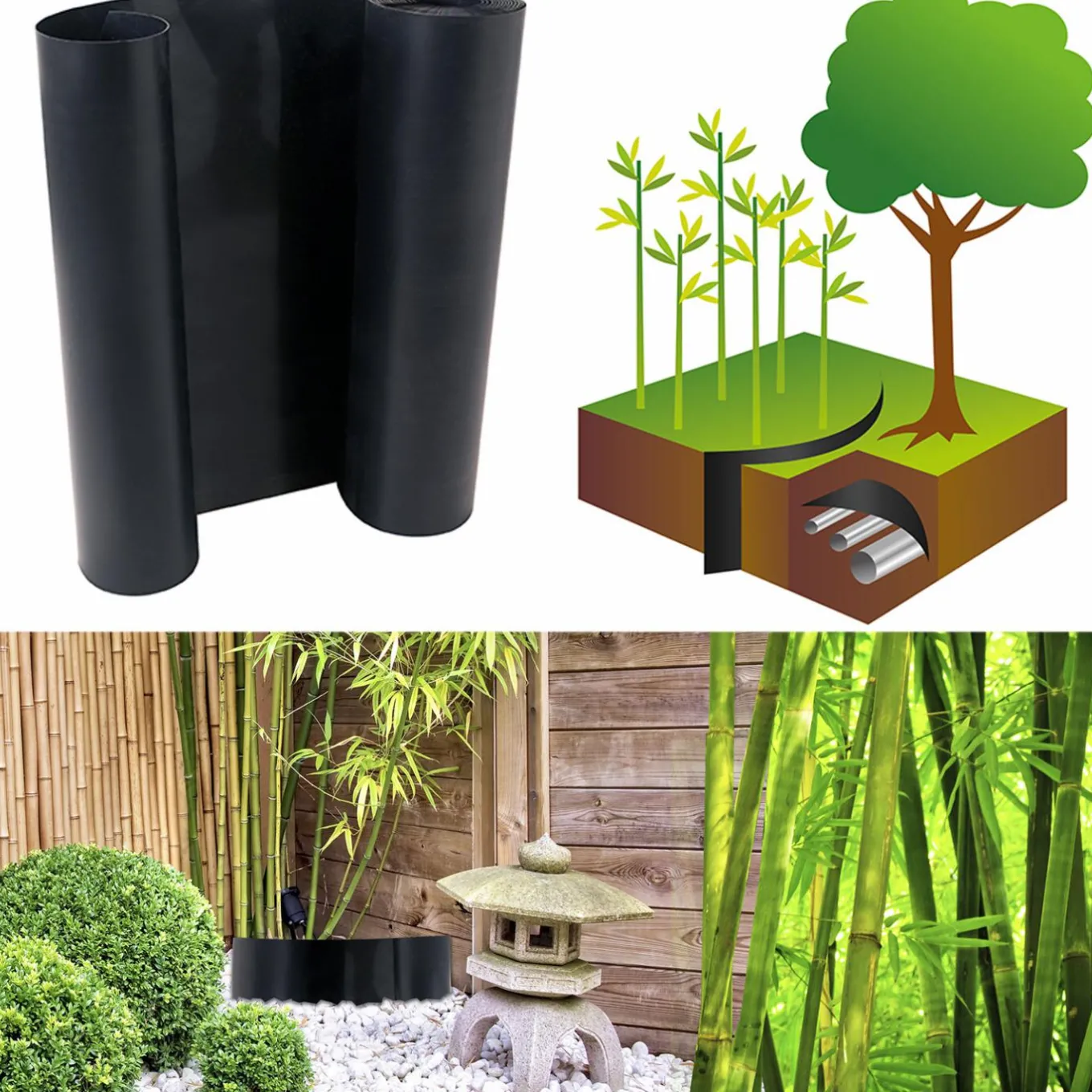 IDMarket Barrière anti-racine* Entretien Du Jardin Et Accessoires