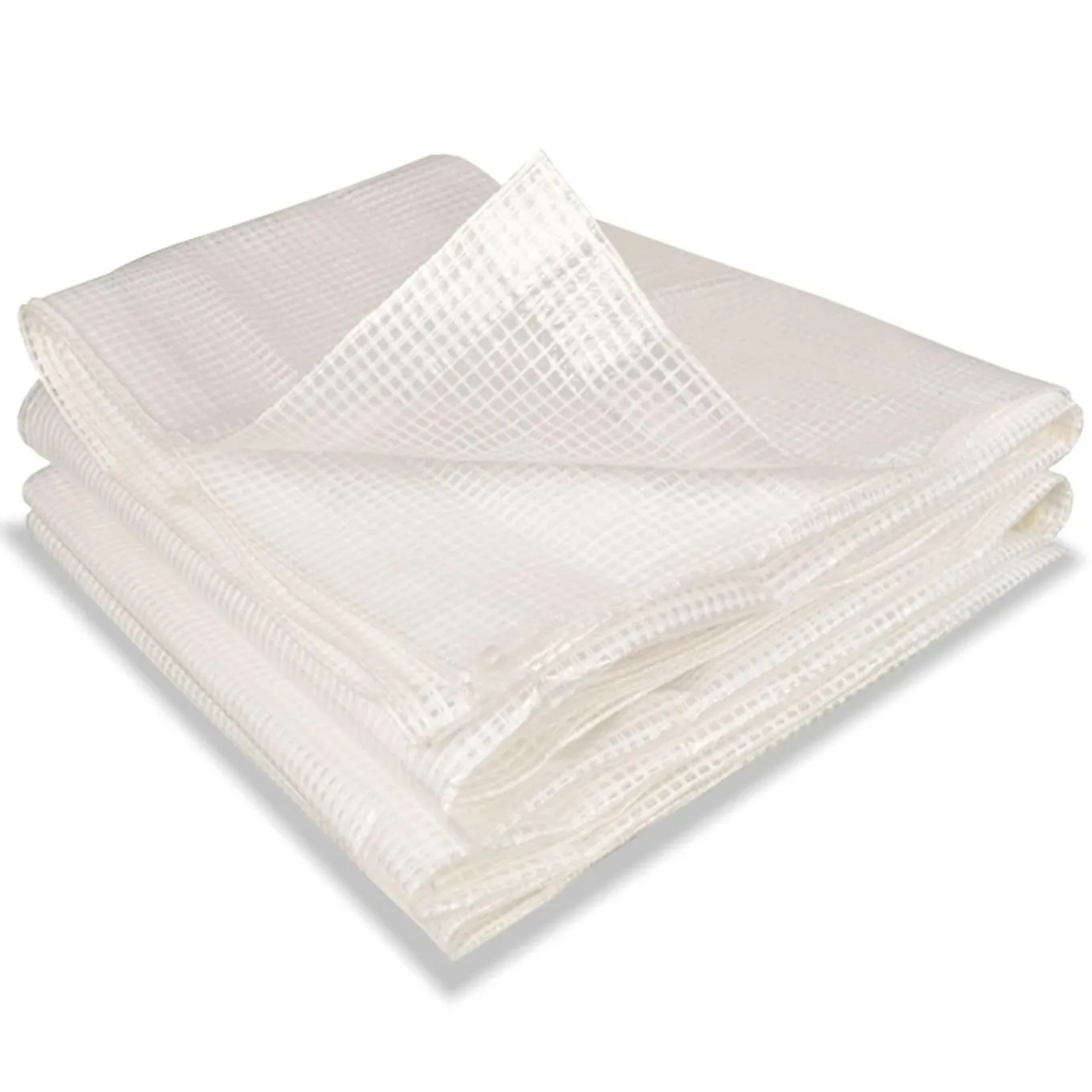 IDMarket Bâche armée transparente 8x12 m renforcée* Bâches Découpables Et Accessoires