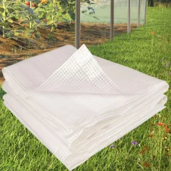 IDMarket Bâche armée transparente 5x8 m renforcée* Bâches Découpables Et Accessoires