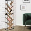 IDMarket Bibliothèque arbre style industriel bois et métal 10 niveaux* Meubles Hauts|Collection Agencement Magasin