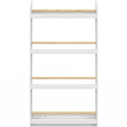 IDMarket Bibliothèque enfant murale blanc et bois*Enfant Meubles Rangement Jouet|Meubles Enfant