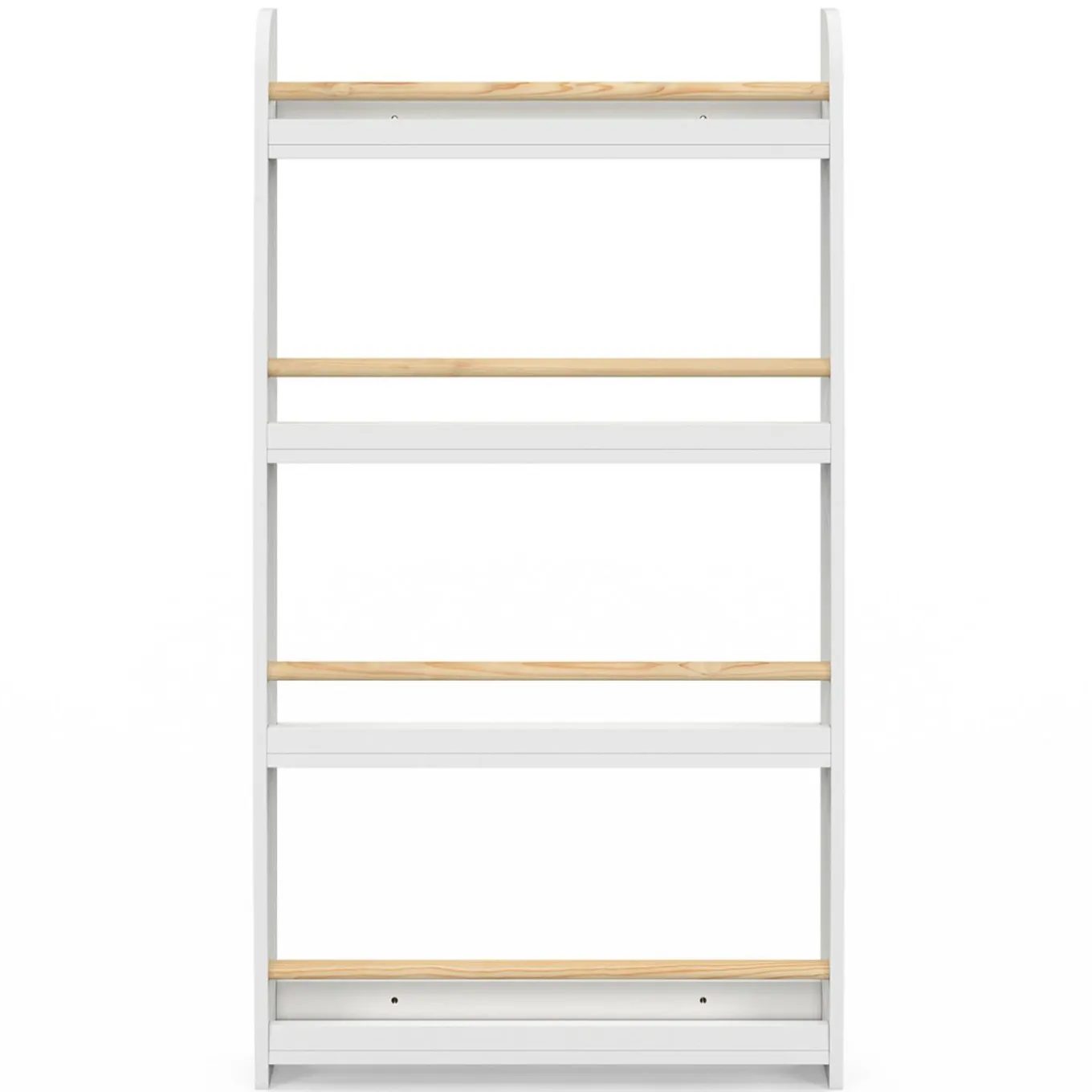 IDMarket Bibliothèque enfant murale blanc et bois*Enfant Meubles Rangement Jouet|Meubles Enfant