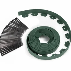 IDMarket Bordure de jardin flexible verte à planter* Bordures De Jardin