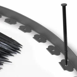 IDMarket Bordures de jardin flexibles gris anthracite 8mx12cm* Bordures De Jardin