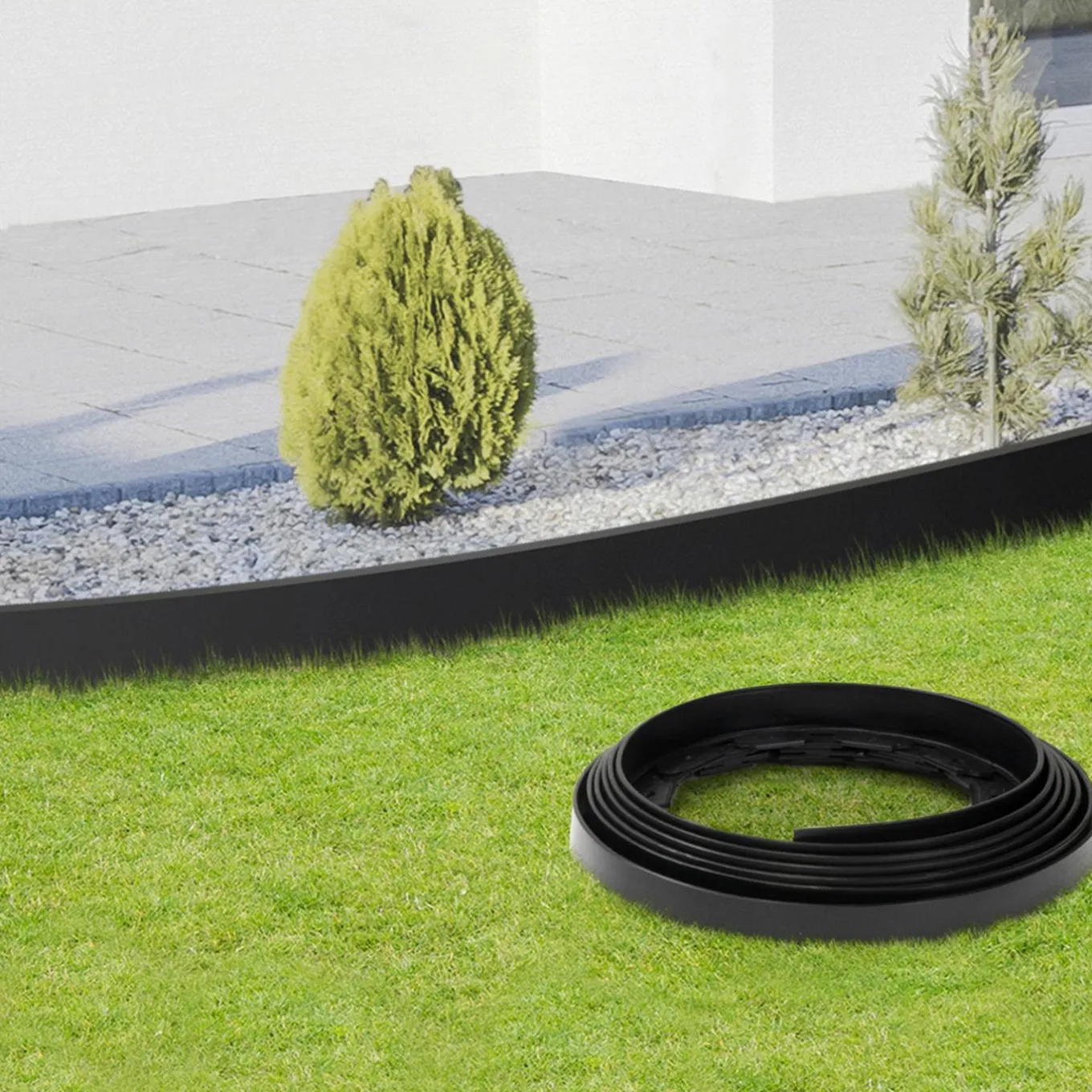 IDMarket Bordurette de jardin à planter 8 m* Bordures De Jardin