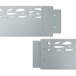 IDMarket Bordurette de jardin grise flexible en acier* Bordures De Jardin