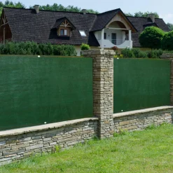 IDMarket Brise vue 1,80 m x 10 m vert occultant 90g m²* Brise-Vues