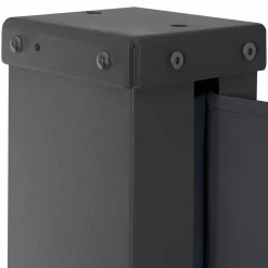 IDMarket Brise vue enroulable gris 400x200 cm* Paravents Extérieurs