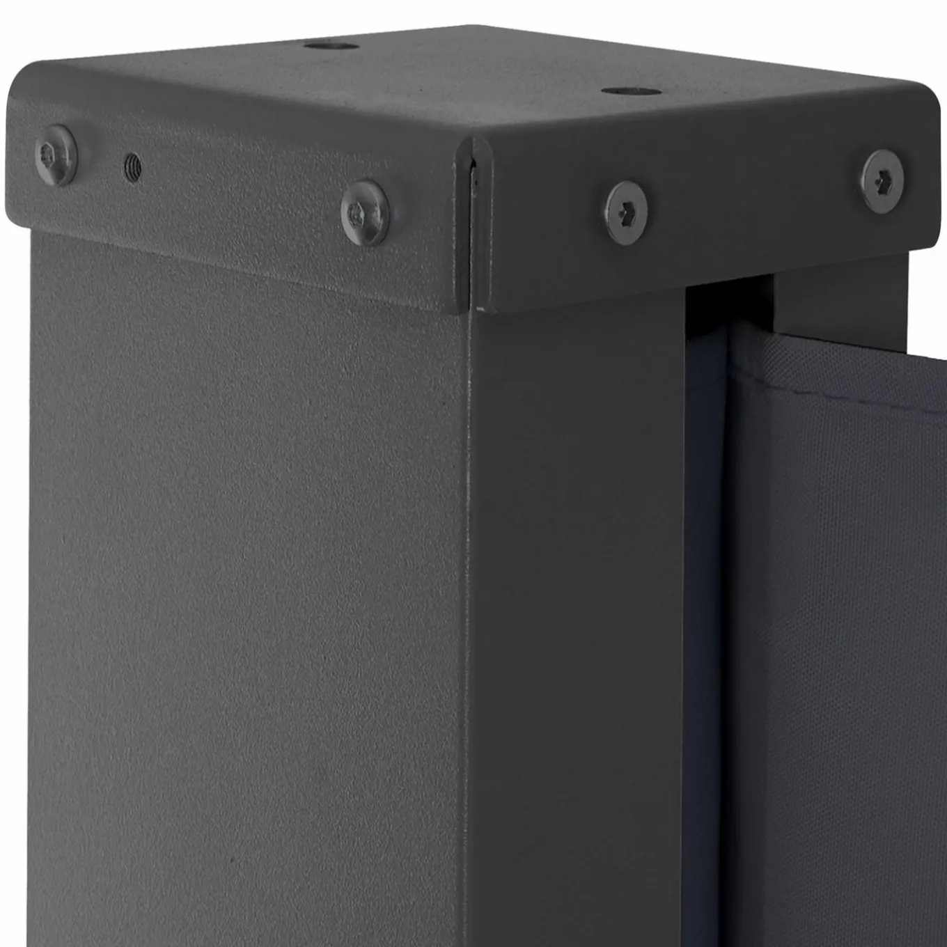 IDMarket Brise vue enroulable gris 400x200 cm* Paravents Extérieurs