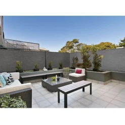 IDMarket Brise vue gris 2 m x 10 m occultant 300 gr/m²* Brise-Vues