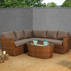 IDMarket Brise vue gris clair 1,5 m x 10 m occultant 220 g/m²* Brise-Vues