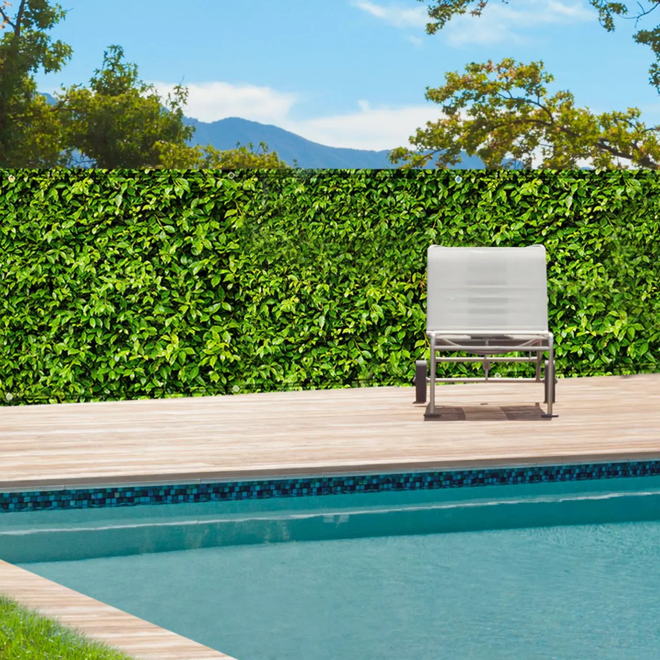 IDMarket Brise vue imitation feuillage 1,2 x 10 m* Brise-Vues