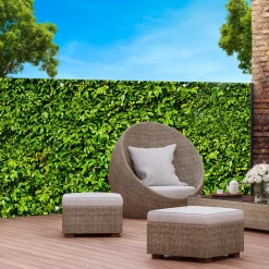 IDMarket Brise vue imitation feuillage 1,2 x 10 m* Brise-Vues