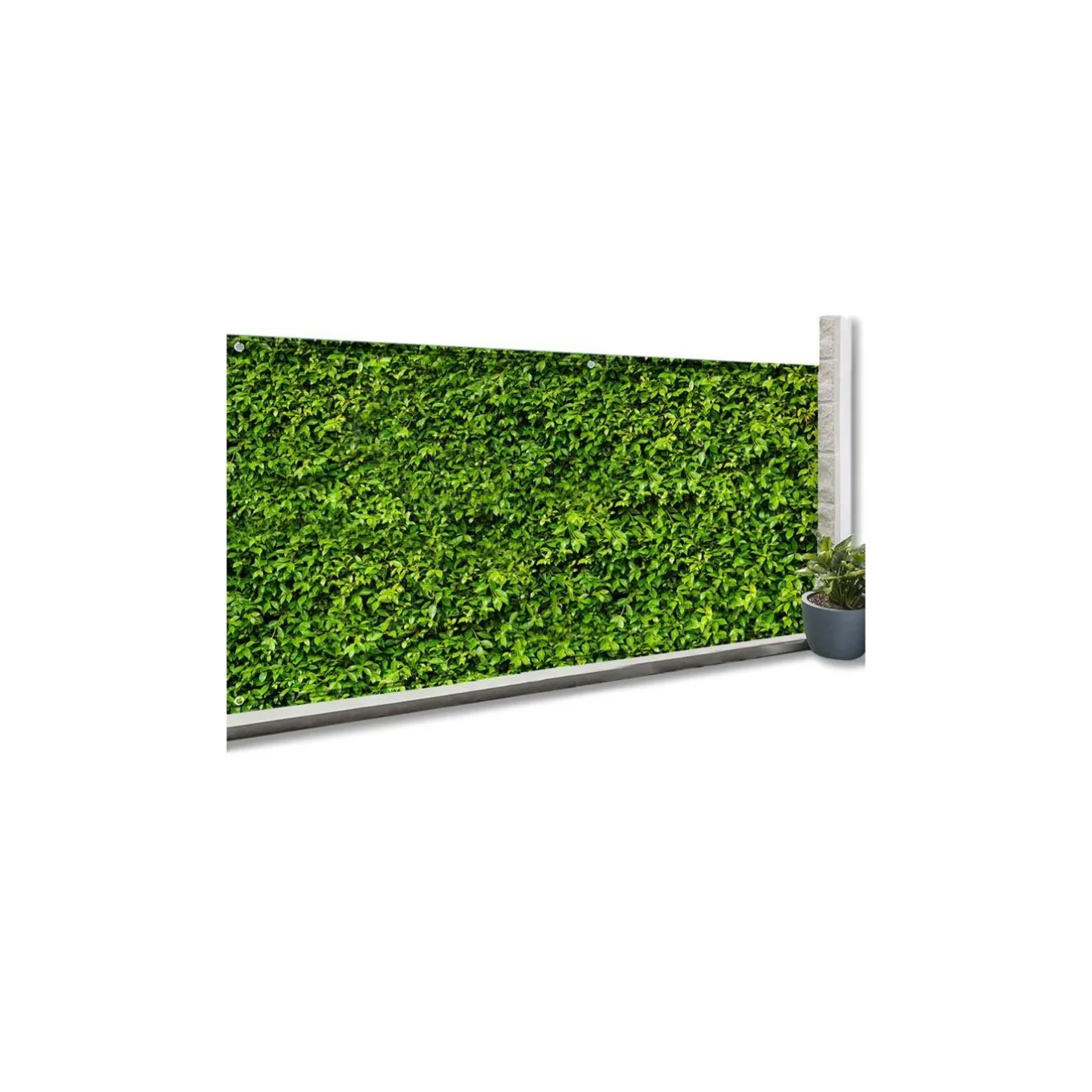 IDMarket Brise vue imitation feuillage 1,5 x 10 m* Brise-Vues