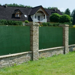 IDMarket Brise vue 1,20m x 10m vert occultant 90g m²* Brise-Vues