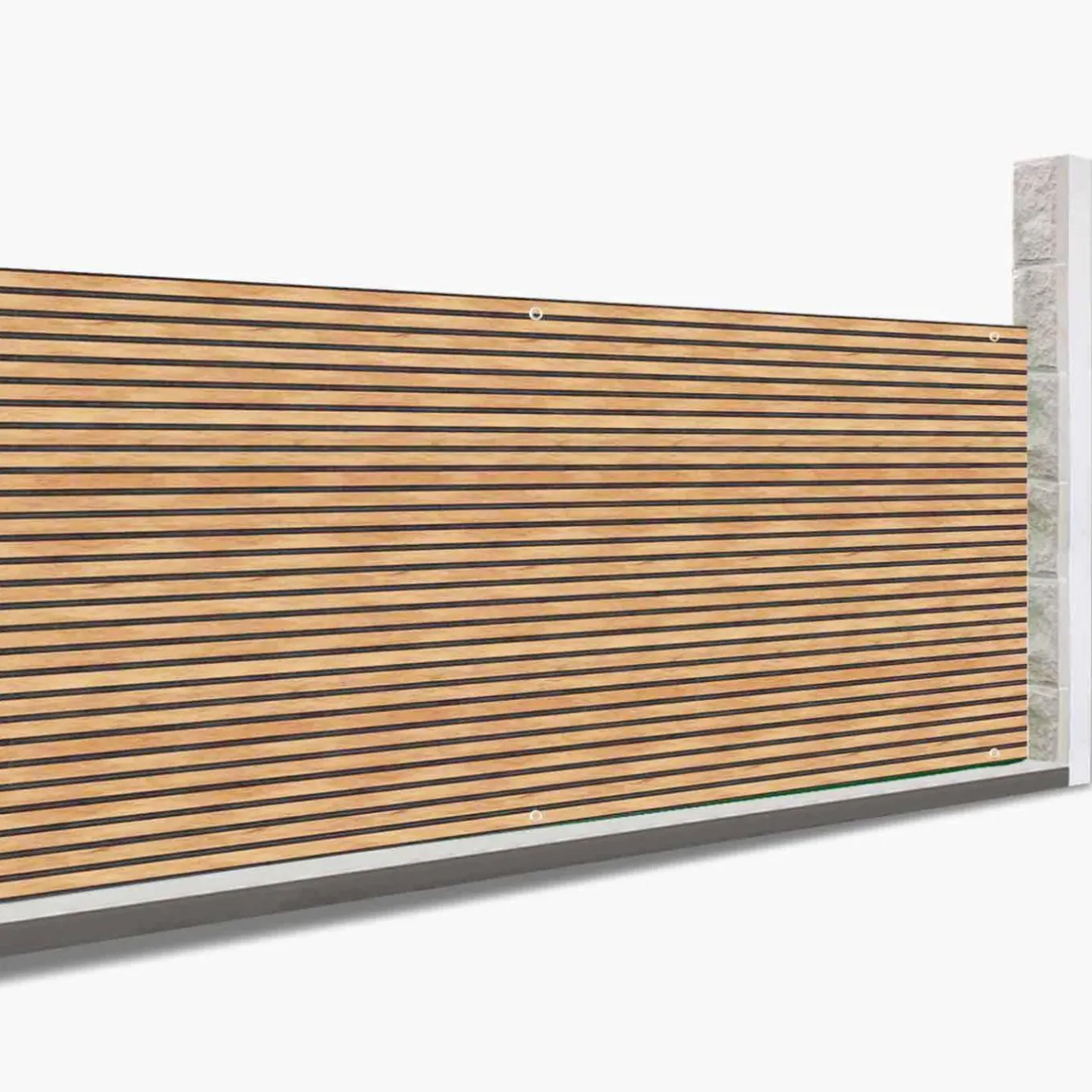 IDMarket Brise vue occultant effet claustra 1,8 x 10 M 160 gr/m²* Brise-Vues