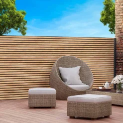 IDMarket Brise vue occultant effet claustra 1,8 x 10 M 160 gr/m²* Brise-Vues