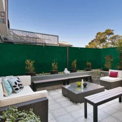 IDMarket Brise vue vert 1,8 m x 10 m occultant 400 gr/m²* Brise-Vues