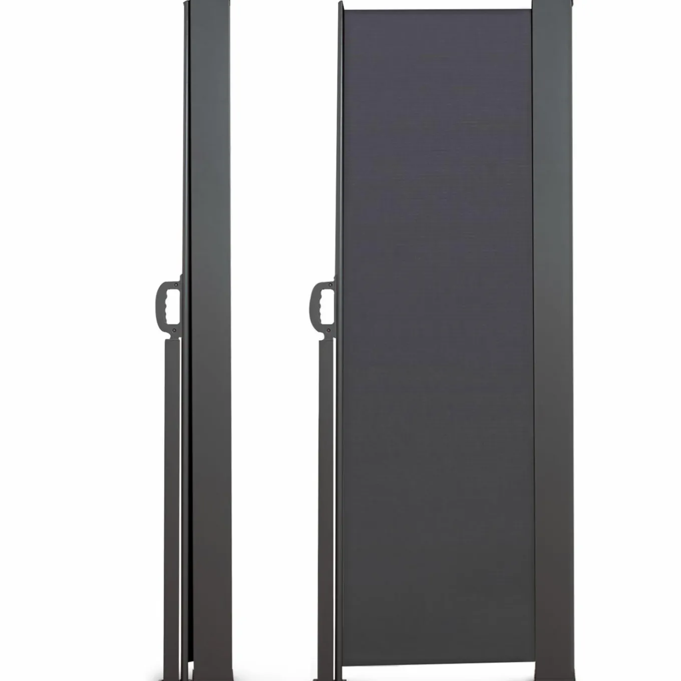 IDMarket Brise-vue enroulable gris 500x160 cm* Paravents Extérieurs