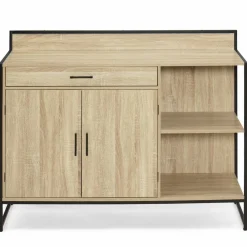 IDMarket Buffet bas de cuisine industriel avec plan de travail* Meubles Tiroirs|Collection Industrielle