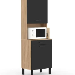 IDMarket Buffet de cuisine avec 2 portes et un 1 tiroir* Meubles Tiroirs|Meubles Hauts