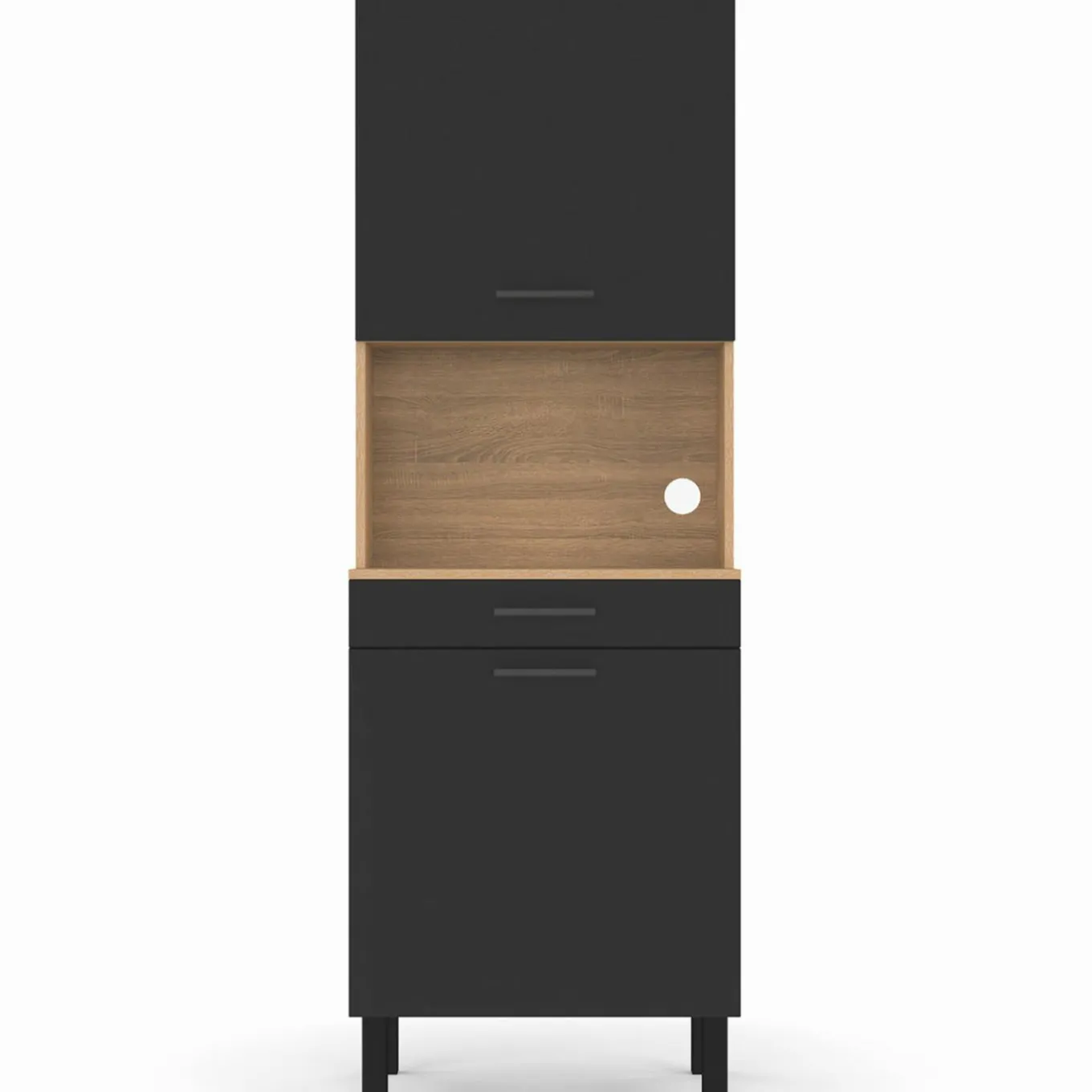 IDMarket Buffet de cuisine avec 2 portes et un 1 tiroir* Meubles Tiroirs|Meubles Hauts