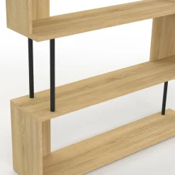 IDMarket Bureau d'angle industriel rotatif 180° en forme de S* Bureaux De Travail|Bureaux Extensibles